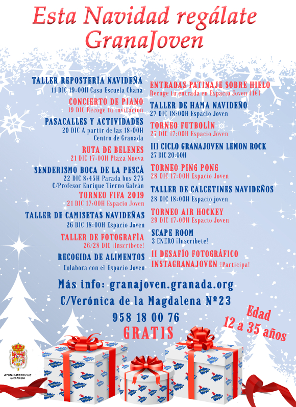 &copy;Ayto.Granada: Enredate: Navidad Granajoven.